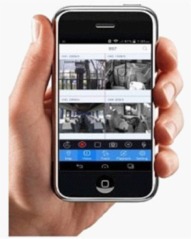 consulatation enregistrement videosurveillance autocar sur iphone android